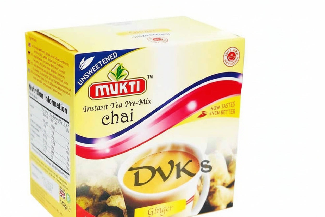 Mukti Instant Ginger Tea 10's (Unsweetened) 140g