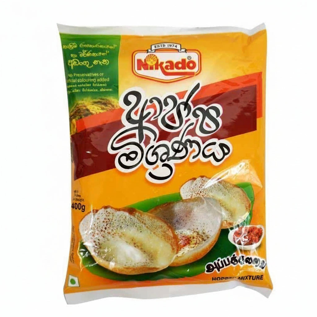 Nikado snack package with images of snacks on a white background
