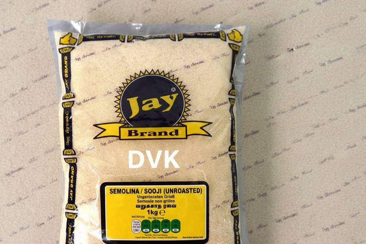 Jay Brand semolina package on a white background