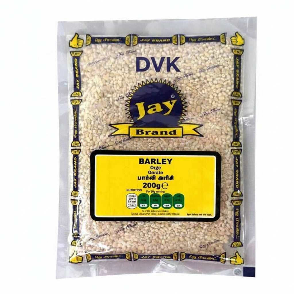 Jay Brand barley package on a white background