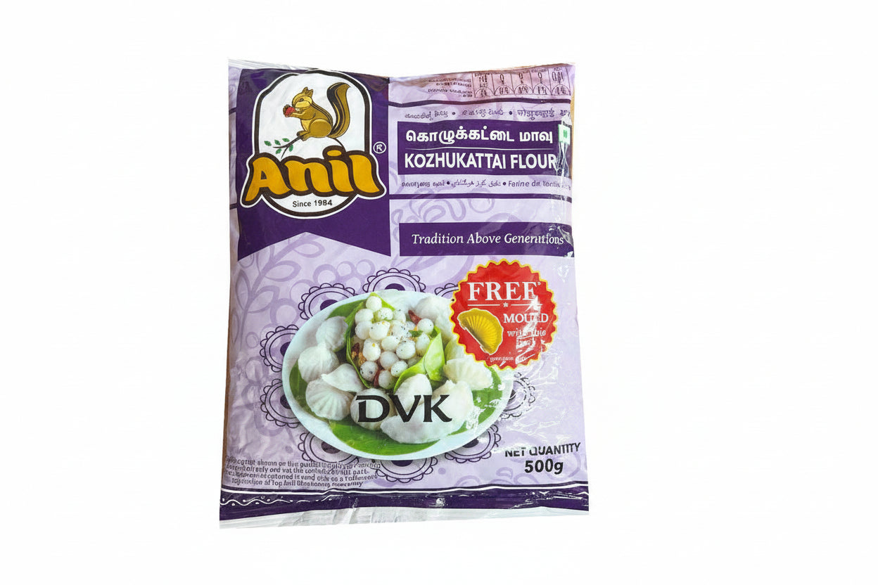 Anil Kozhukattai Flour 500g – Fresh, Authentic Rice Flour for Soft Kozhukattai
