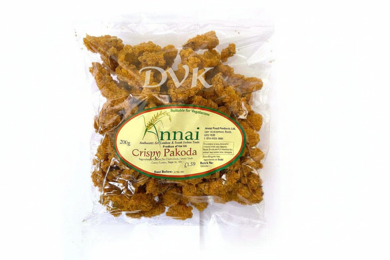 Annai Crispy Pakoda 175g – Delicious crunchy gram flour snack with authentic spices and flavour
