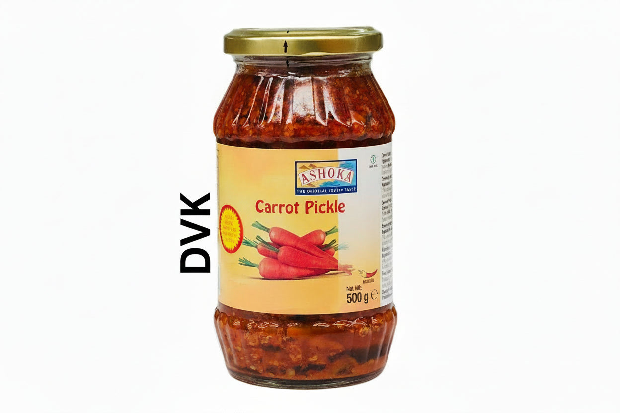 Ashoka Carrot Pickle 500g – Traditional spicy Indian pickle with tangy carrot flavour