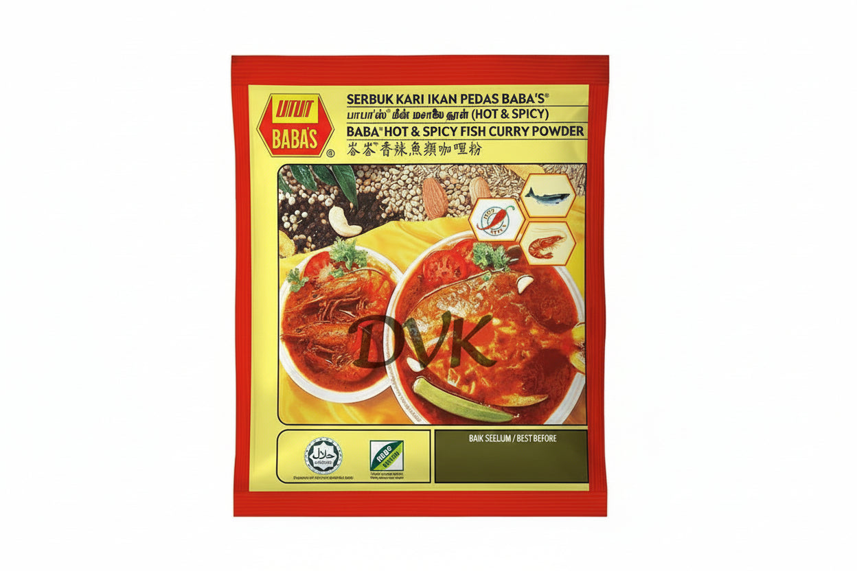 Baba's Hot & Spicy Fish Curry Powder