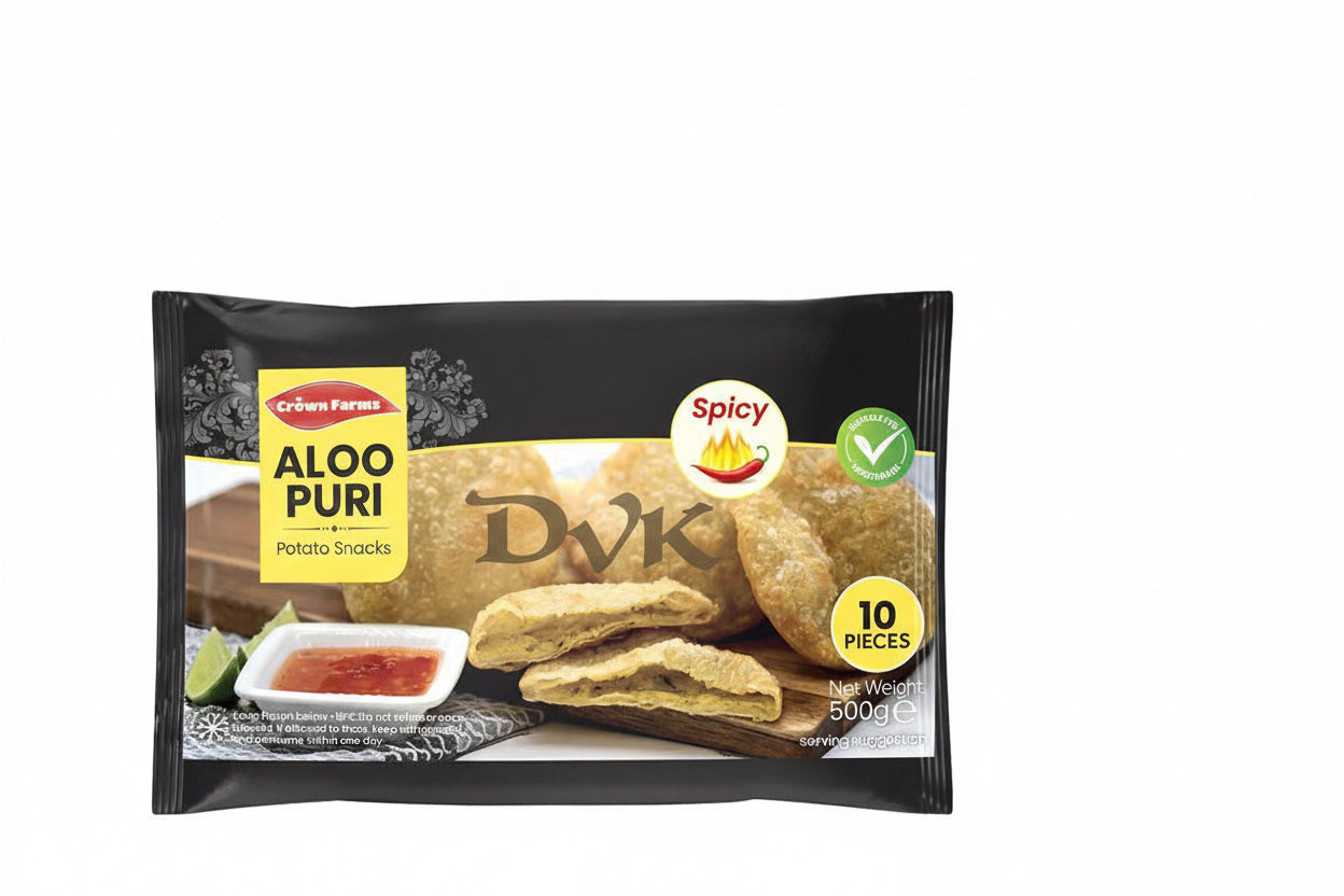 Crown Farms 10 Aloo Puri Original 450g