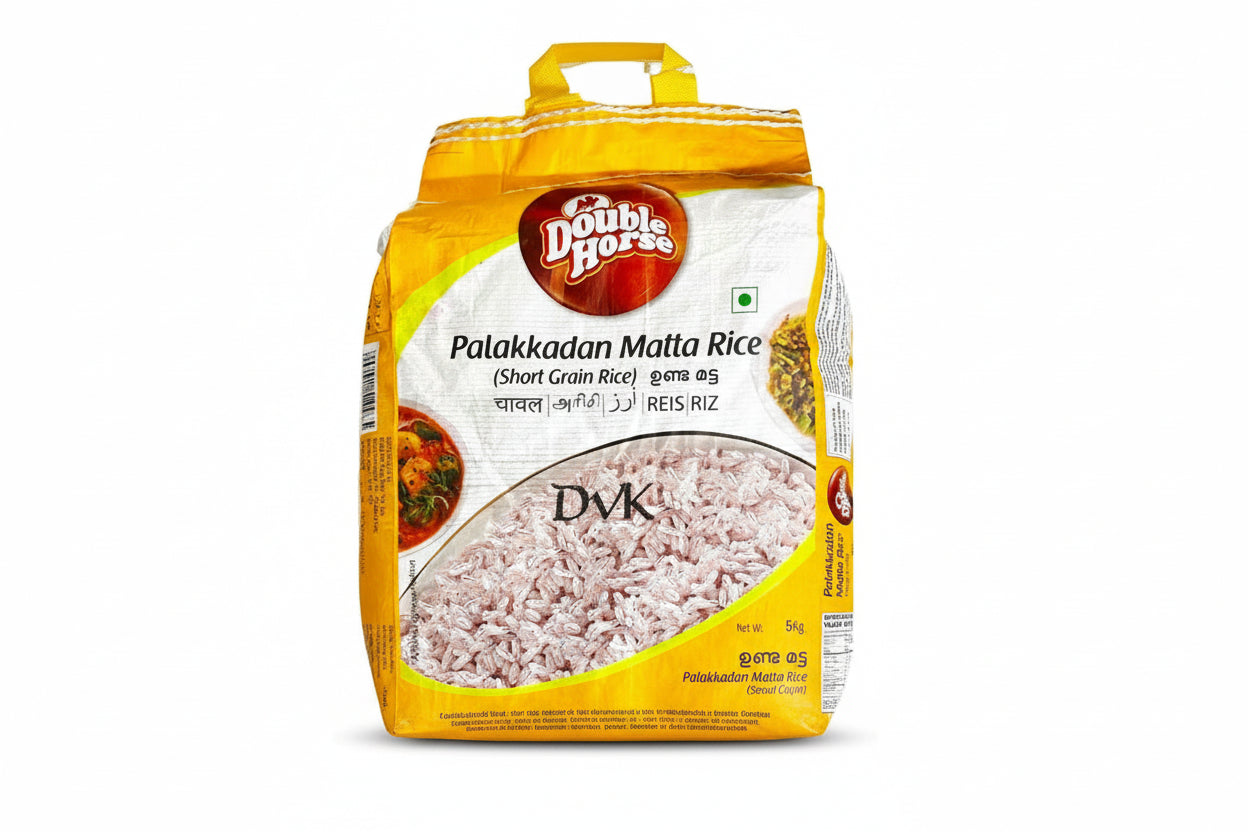 Double Horse Palakkadan Matta Rice(Short Grain)