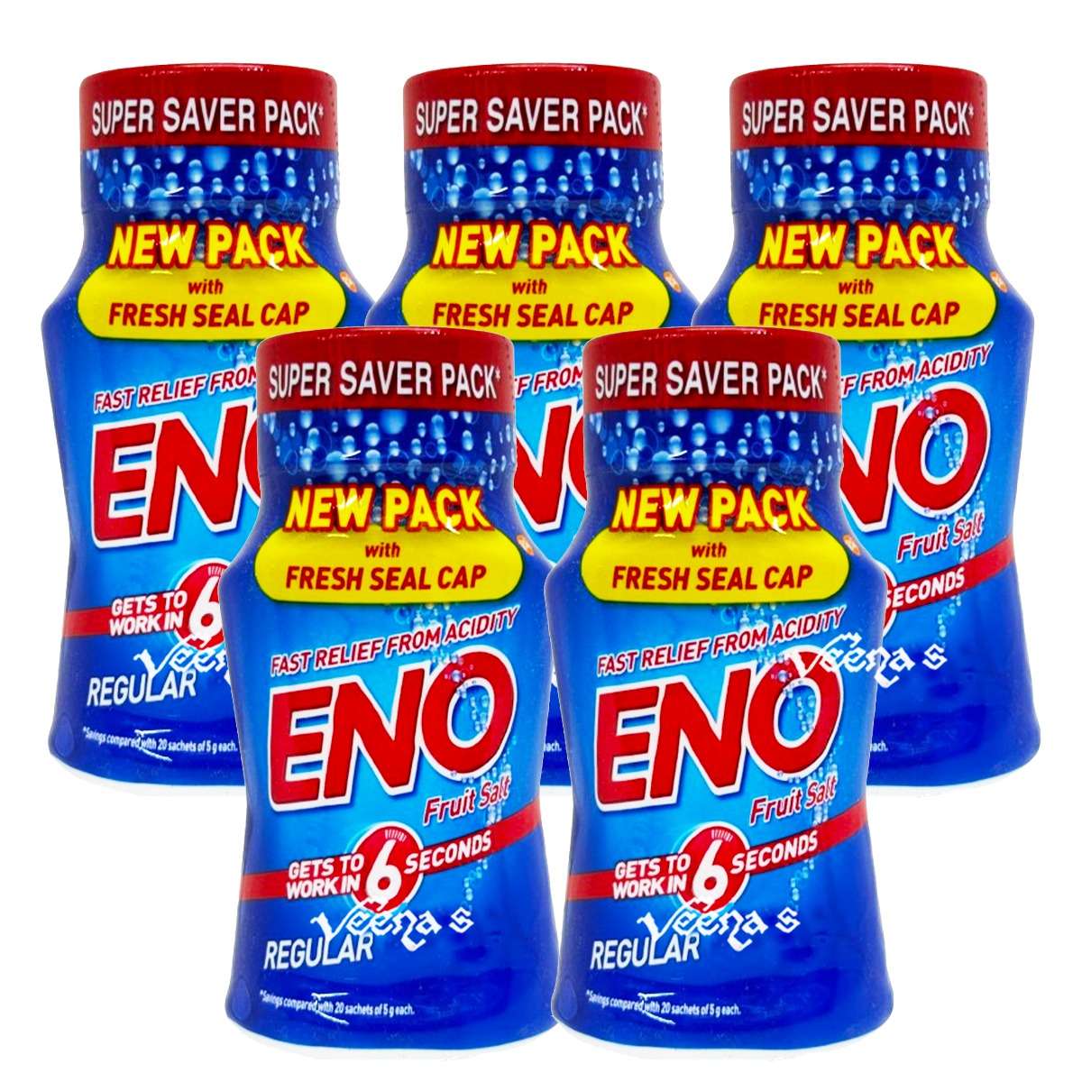 ENO Fruit Salt (Pack of 5) 100g