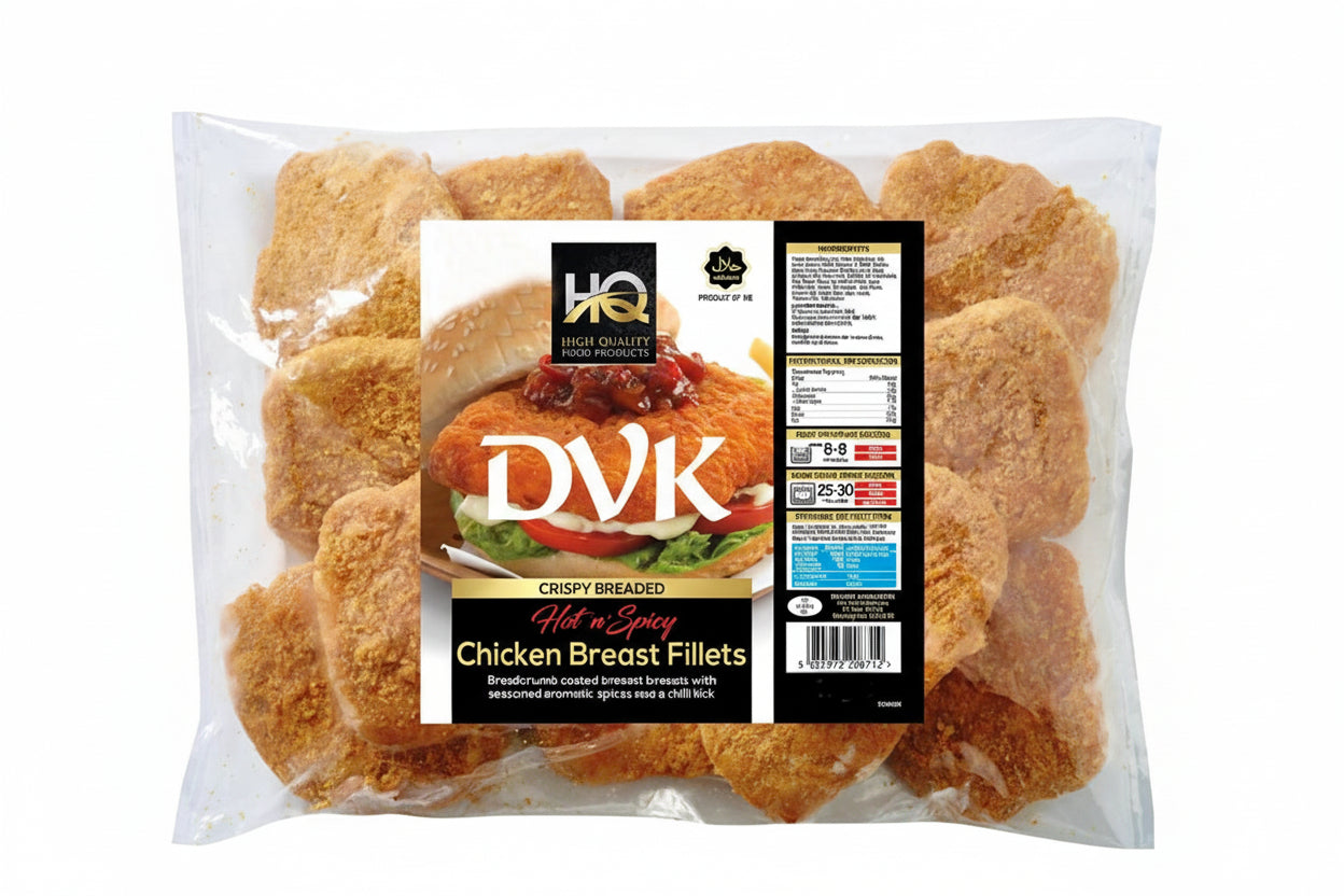 HQ Hot & Spicy Chicken Breast Fillet 780g