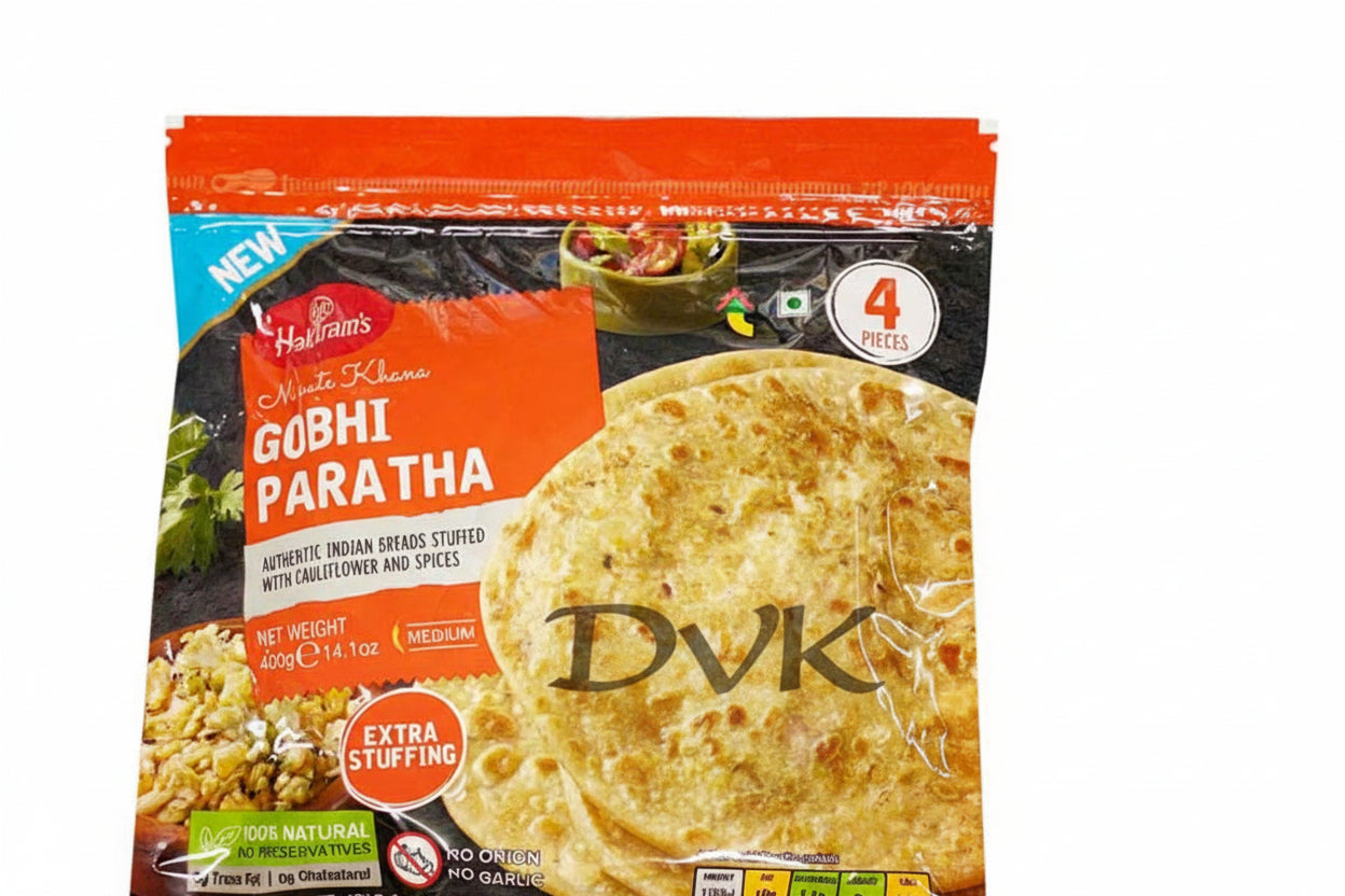 Haldiram's Gobi Paratha 400g – Soft flavorful cauliflower stuffed paratha for any meal