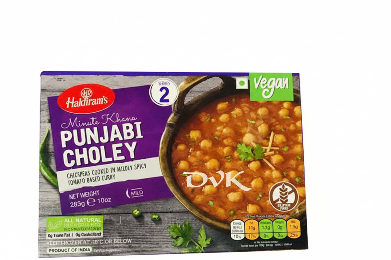 Haldiram's Minute Khana Punjabi Choley 283g - Mild cooked chickpeas curry with spices
