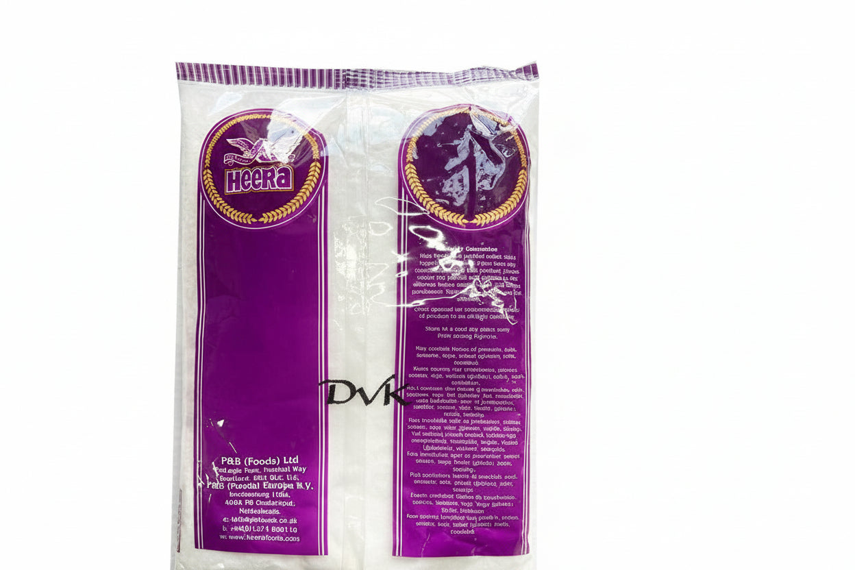 Purple package of Heera with white content on a white background