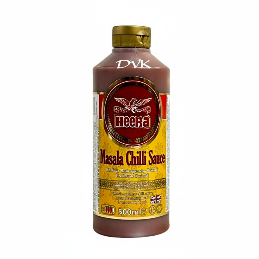 Heera Masala Chilli Sauce bottle on a white background
