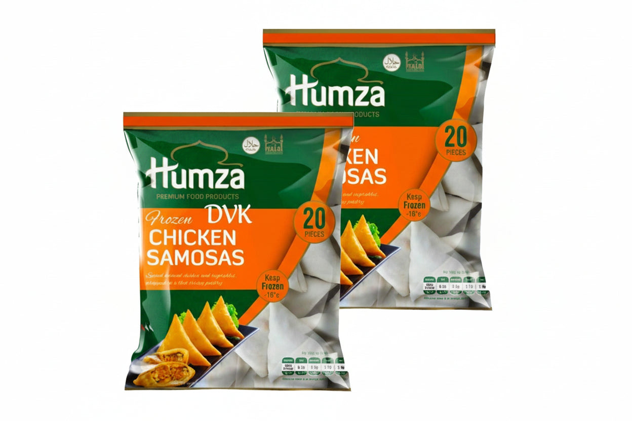 Humza Chicken Samosa (Pack of 2) 650g (20 Pieces)