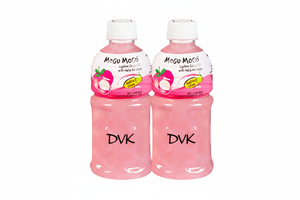 Mogu Mogu Lychee Flavoured Drink(Pack of 2) 320ml
