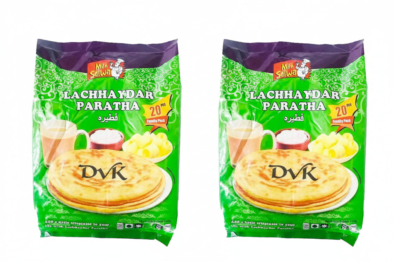Mon Salwa Lachha Family Paratha 20pcs (Pack of 2) 1.2kg