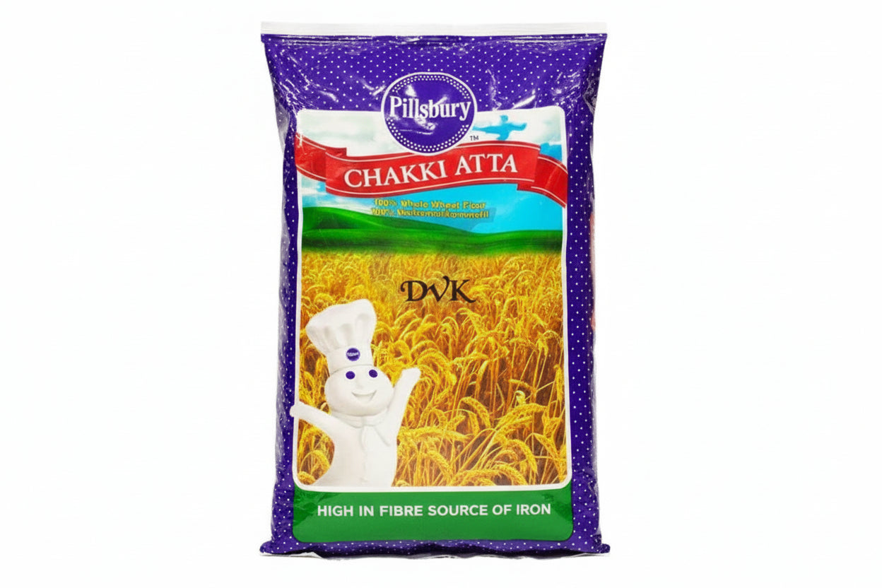 Pillsbury Chakki Atta 10kg - Stone milled wheat flour for rotis