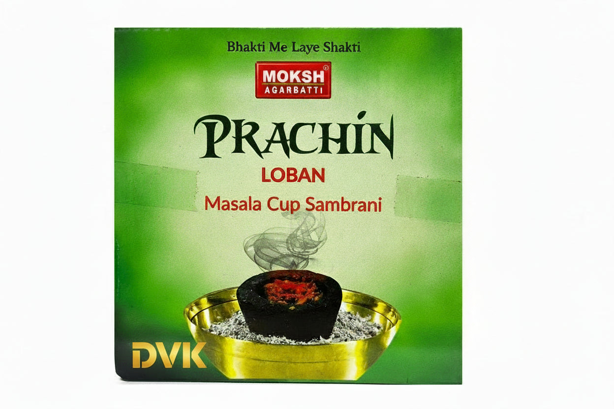 Moksh Prachin Loban Masala Cup Sambrani (12Pcs)