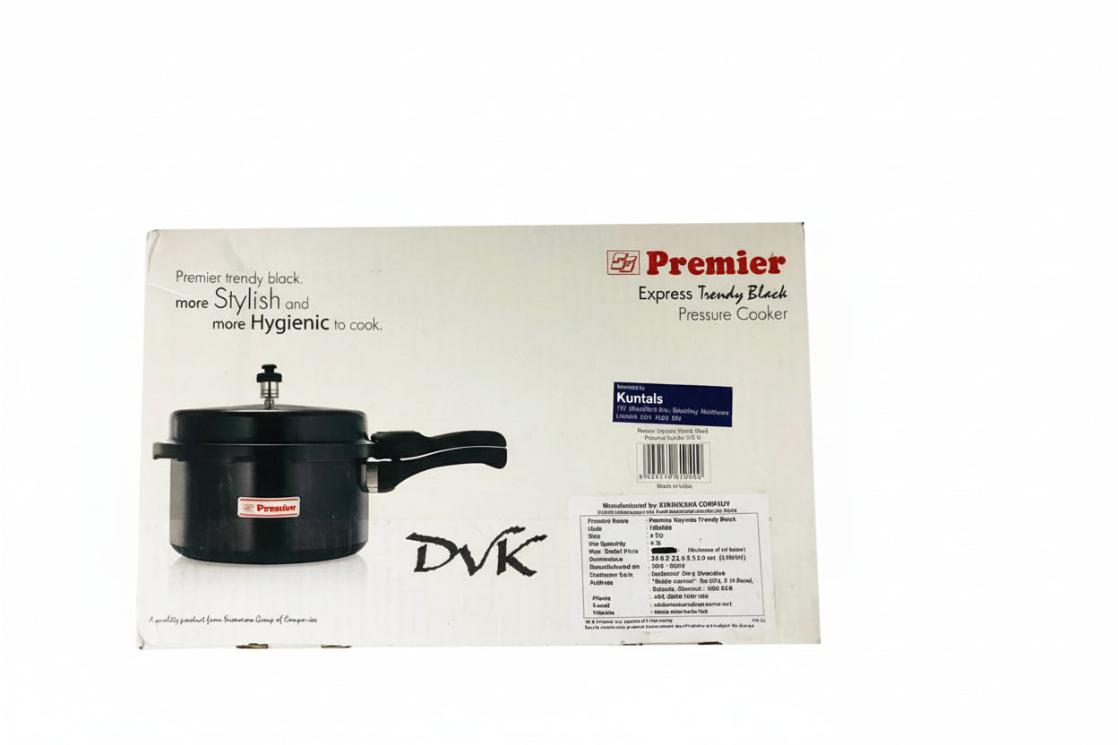Premier Express Trendy Black Pressure Cooker 2L