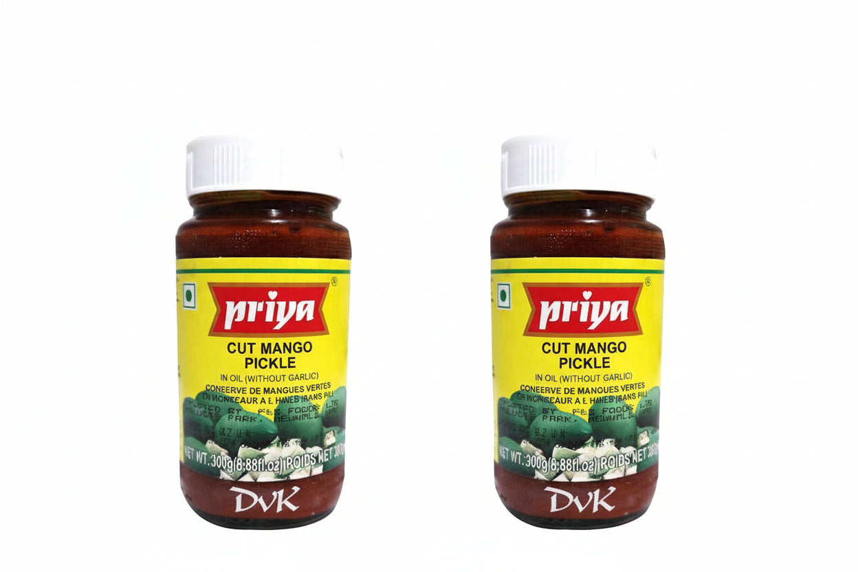 Priya Cut Mango Pickle (Pack of 2)300g