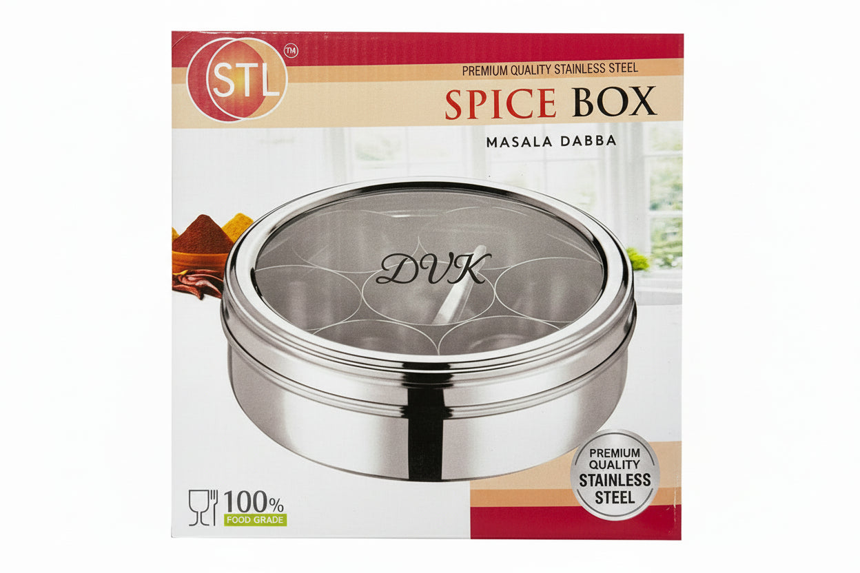 STL Spice Box Masala Dabba