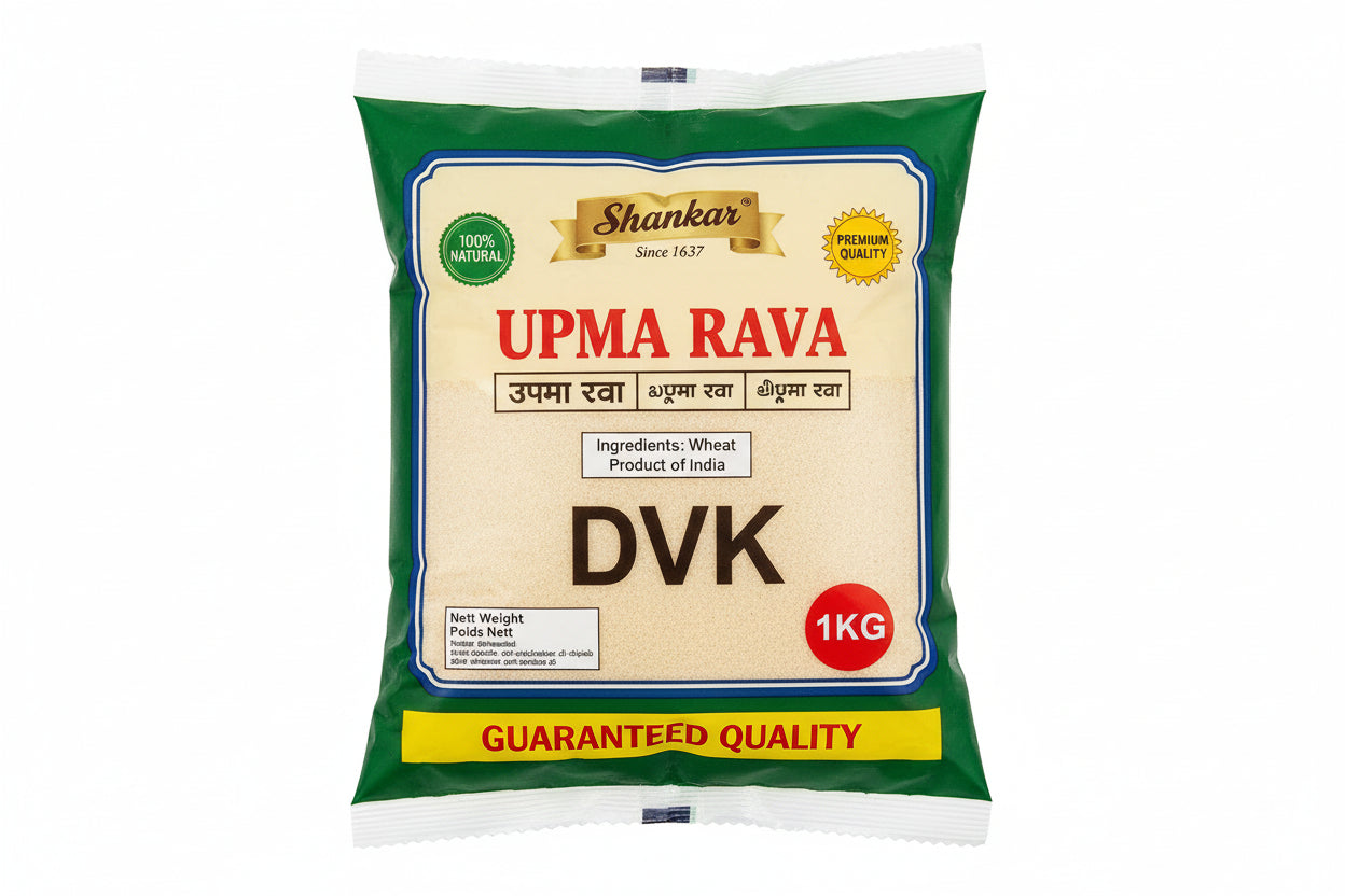 Shankar Upma Rava package on a white background