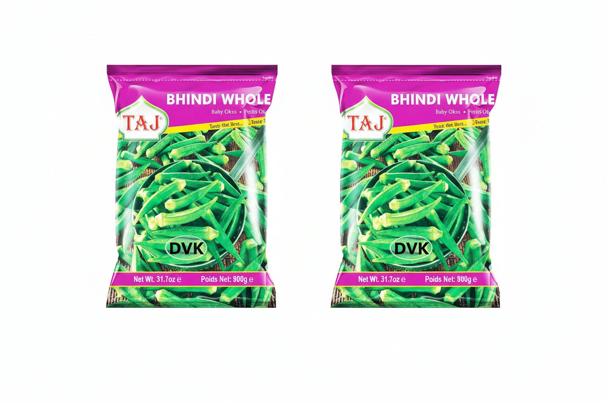 Taj Bhindi Whole Okra (Pack of 2) 900g