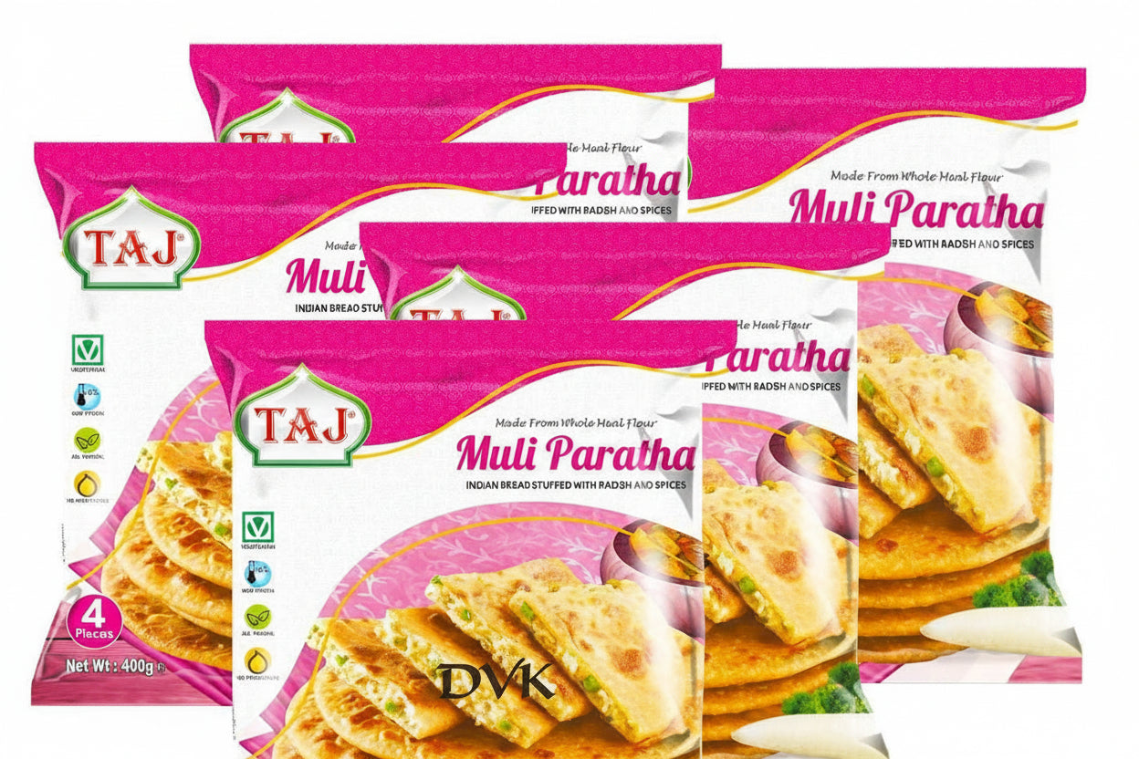 Taj Muli Paratha 4Pcs (Pack of 4) 400g