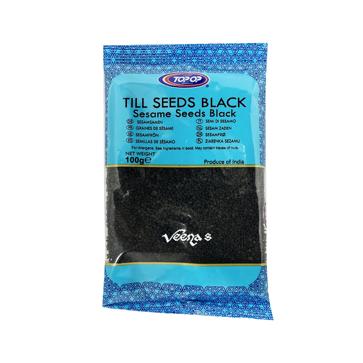 Top op Till Seeds Black 100g