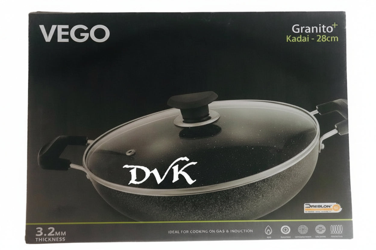 Vego Granito Nonstick Kadhai 26CM