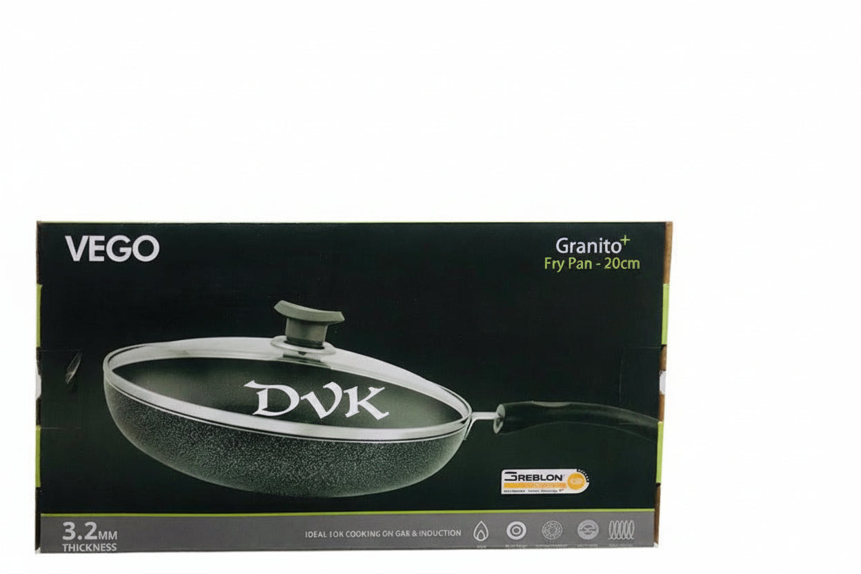 Vego Granito Fry Pan+Lids 20cm