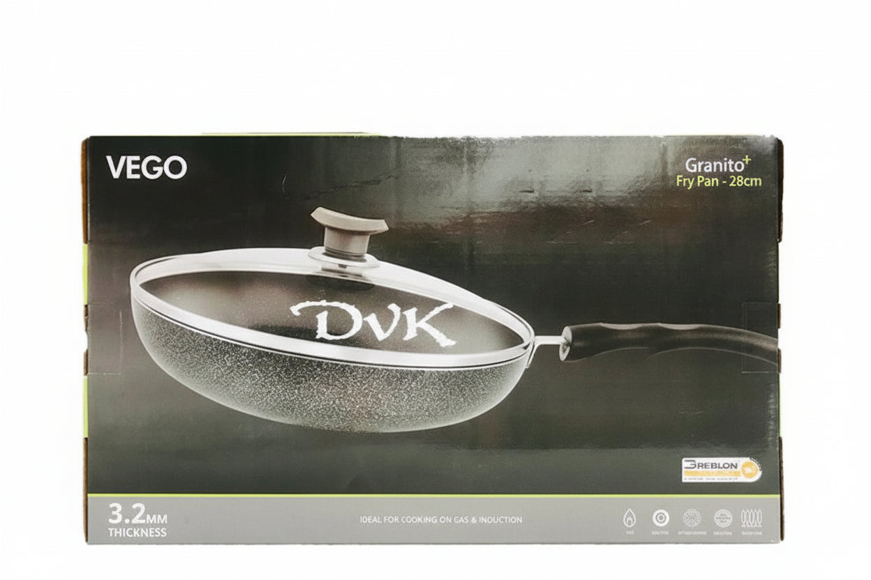 Vego Granito Fry pan+lids 28cm