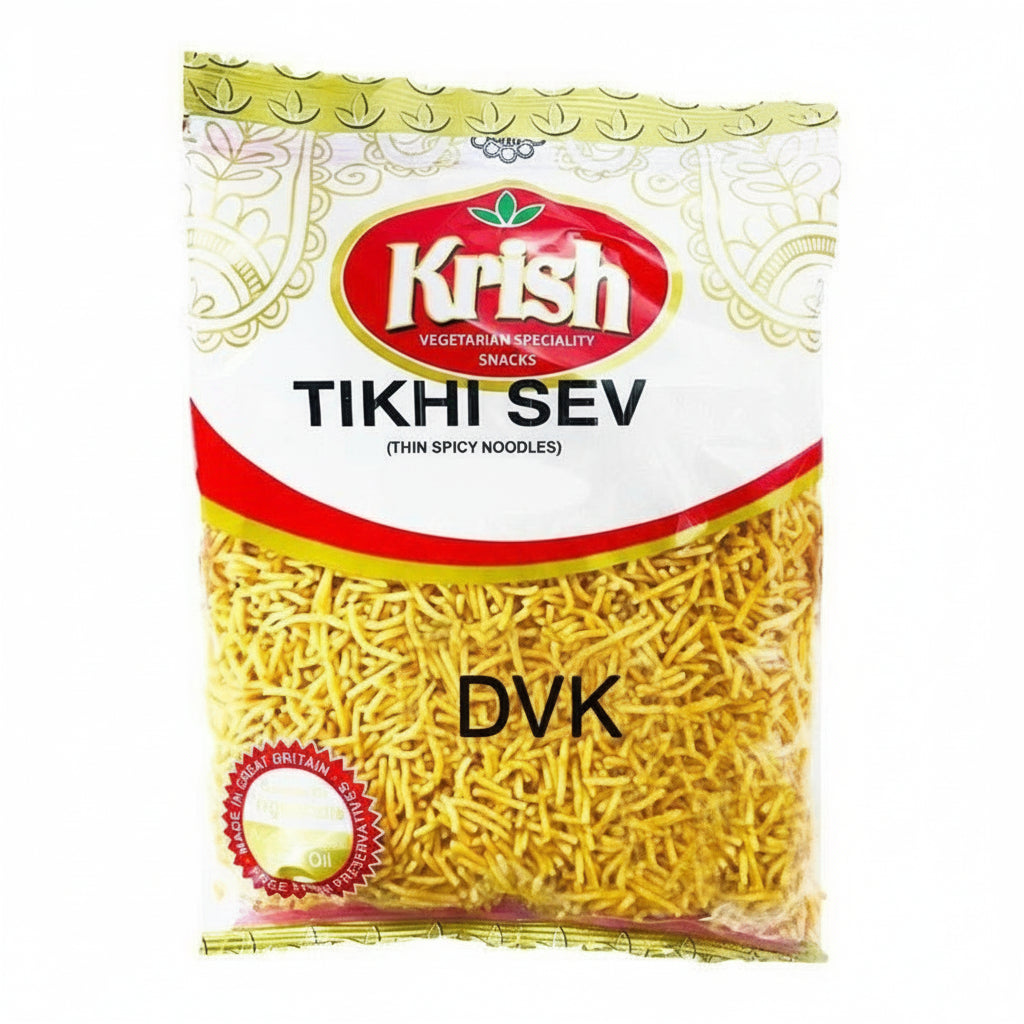 Packaged snack with Krish brand on a white background