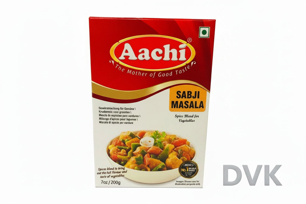Aachi Sabji Masala 200g – Everyday vegetable masala for seasoning gravy and dry sabji recipes with rich flavour