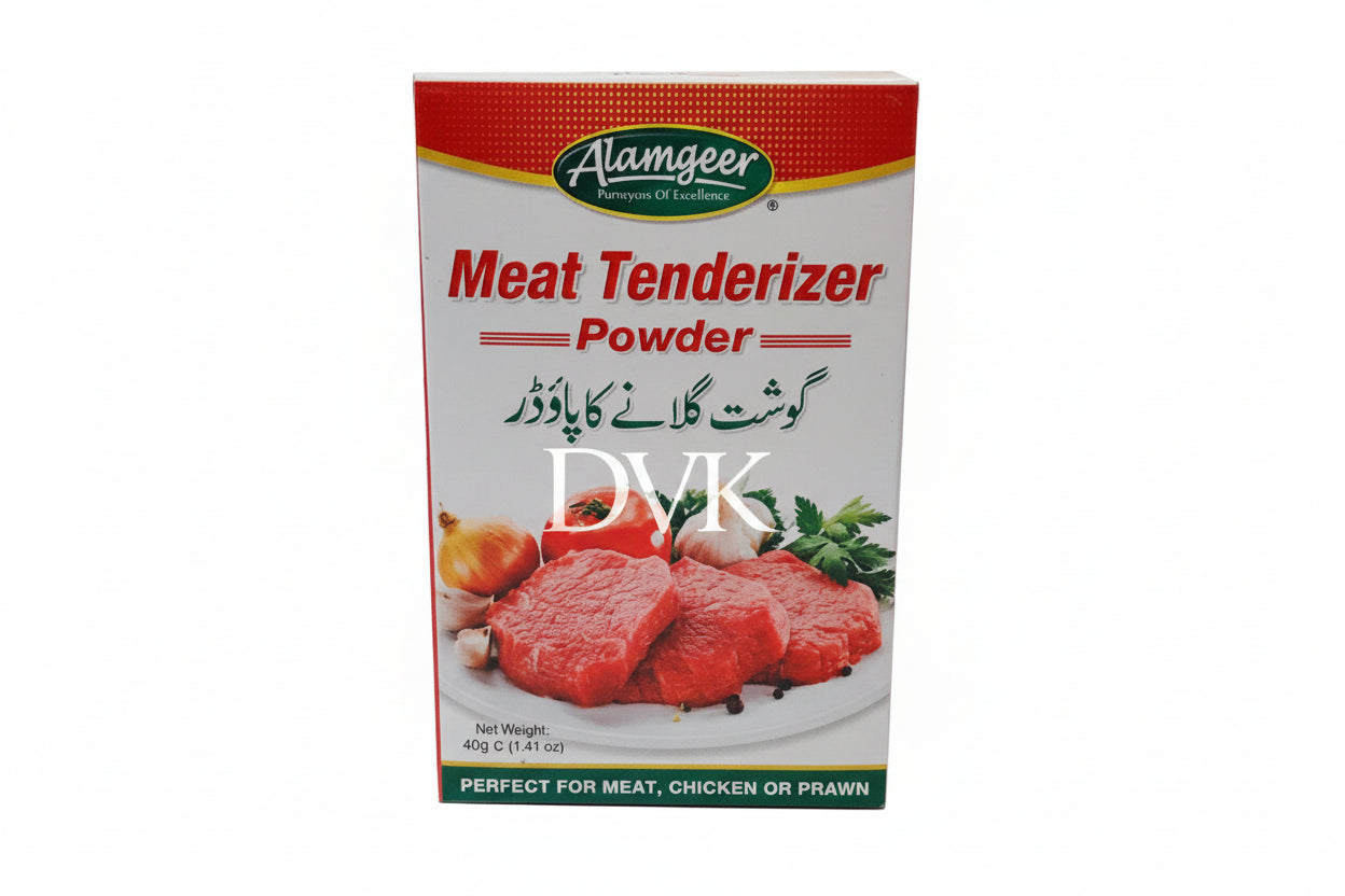Alamgeer Meat Tenderizer Powder 40g – Fast acting tenderizer for soft juicy meat dishes