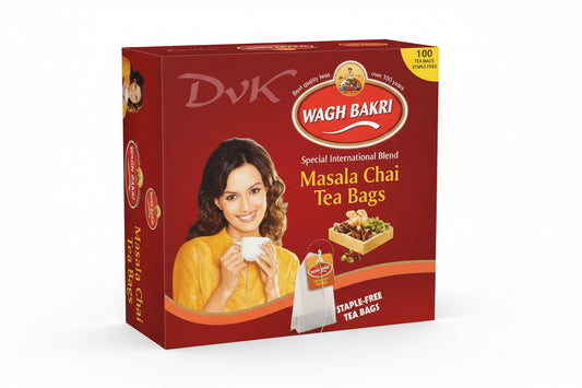 Wagh Bakri Masala Chai Tea Bags (100 Tea Bags)