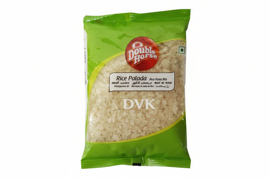 Packaged rice product with Double Horse logo on a white background