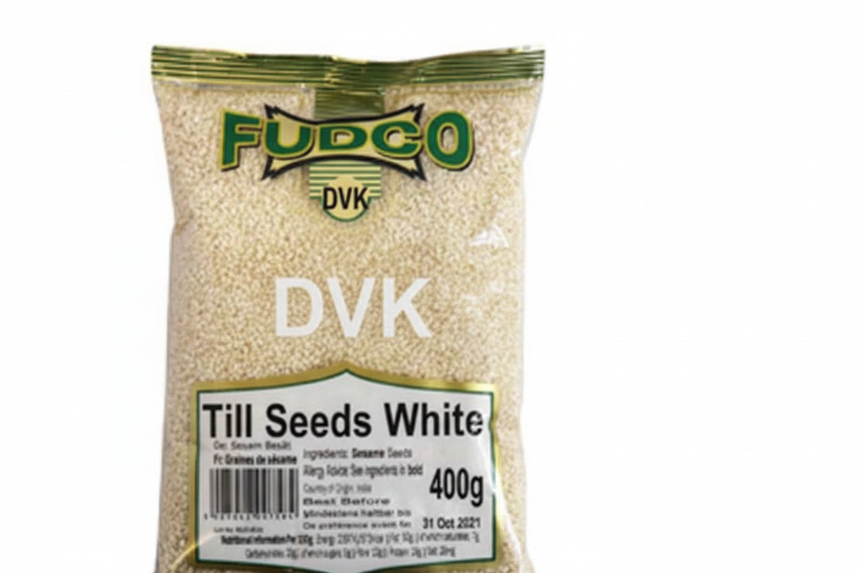 Bag of Fudco Till Seeds White on a white background