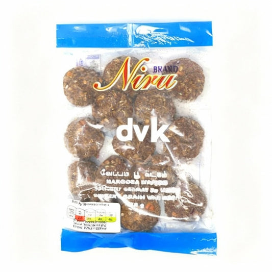 Packaged dog treats with 'Niru' branding on a white background