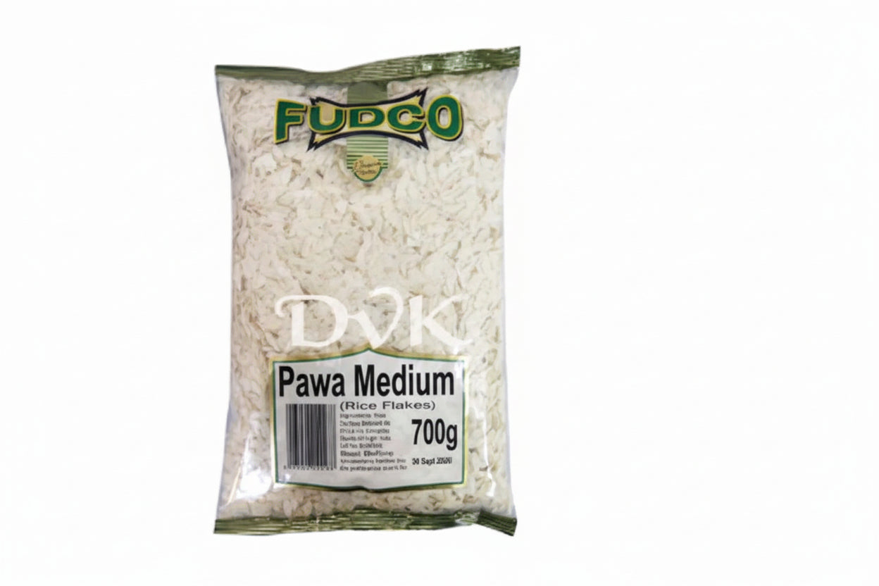 Bag of Fudco Pawa Medium Rice Flakes on a white background