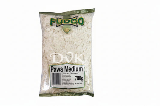 Bag of Fudco Pawa Medium Rice Flakes on a white background