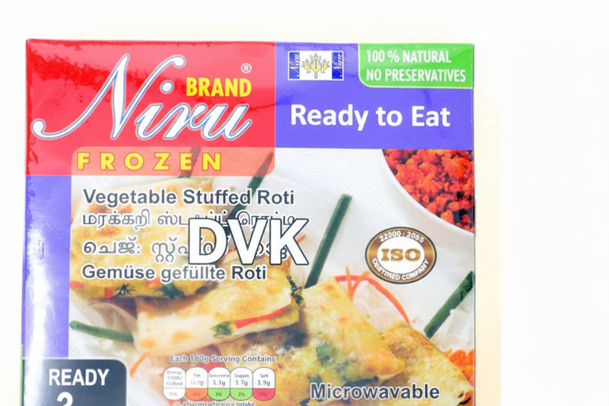 Niru Vegetable Stuffed Roti 400g