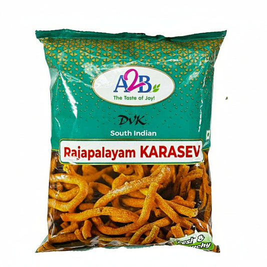 Packaged snack with A2B branding on a white background