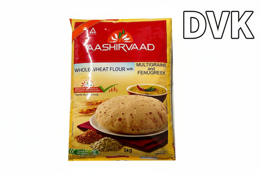 Aashirvaad Multigrains and Fenugreek Atta – High-fiber flour for healthy cooking