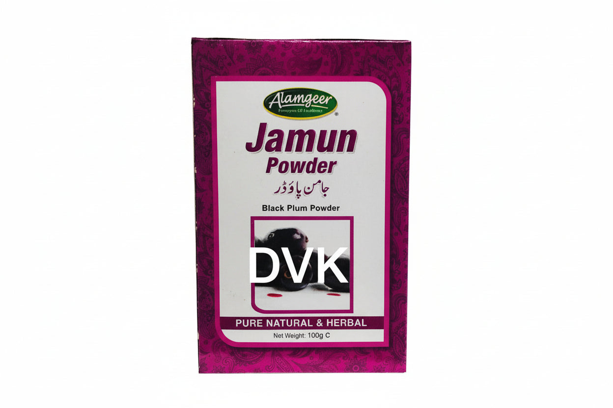 Alamgeer Jamun Powder 100g – Herbal support for blood sugar digestion and wellness