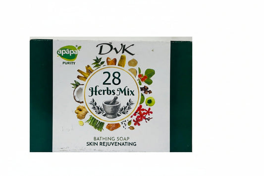 Apapa 28 Herbs Mix Soap 125g - Buy Herbal Skin-Care Bathing Bar Online for Daily Freshness