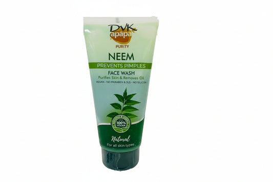 Apapa Neem Face Wash 150ml - Buy Online for Clear, Oil-Free Skin with Herbal Neem Care