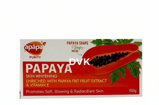 Apapa Papaya Soap 150g - Skin Brightening & Tan Removal Herbal Soap