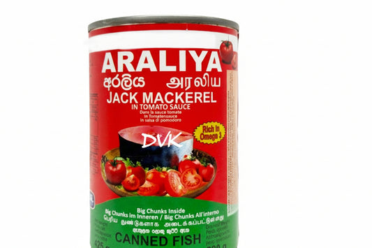 Araliya Jack Mackerel Tomato Canned Fish 425g – Fresh rich flavour perfect for easy healthy meals