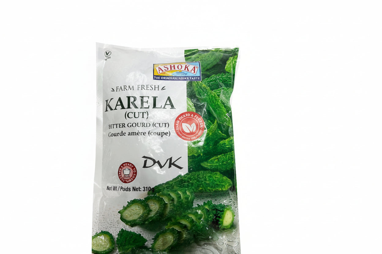 Ashoka Karela (Cut) 310g – Ready to cook bitter gourd for authentic flavour and healthy meals