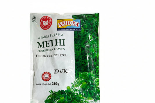 Ashoka Chopped Methi 310g - Fresh & Flavorful Fenugreek Leaves for Cooking